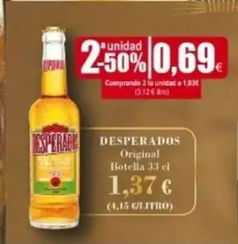 FROIZ Desperados Original Botella 33cl oferta
