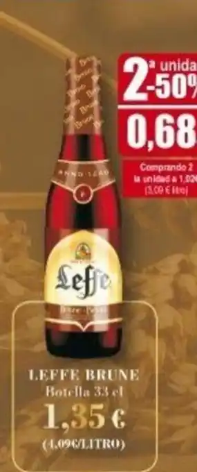 FROIZ Leffe Brune Botella 33cl oferta