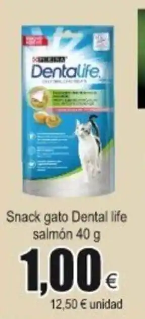 FROIZ Snack gato Dental Life salmón 40g oferta