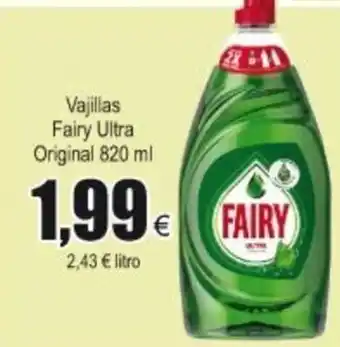 FROIZ Fairy Vajillas Ultra Original 820ml oferta