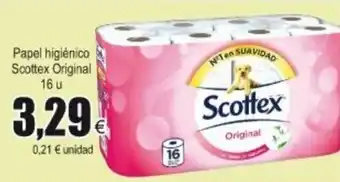 FROIZ Scottex Papel Higiènico Original 16 u oferta