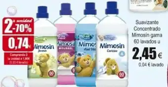 FROIZ Mimosin Suavizante Concentrado gama 60 lavados oferta