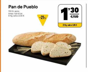 AhorraMas Pan De Pueblo oferta