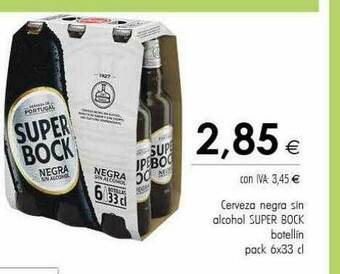 Cash Ifa Cerveza Negra Sin Alcohol Super Bock oferta