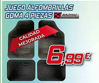Juego Alfombrillas Goma 4 Piezas