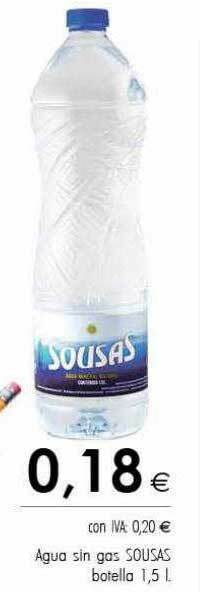 Cash Ifa Agua Sin Gas Sousas oferta