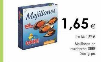 Cash Ifa Mejillones En Escabeche Orbe oferta