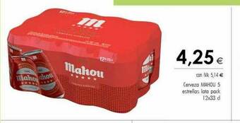 Cash Ifa Cerveza Mahou 5 Estrellas oferta