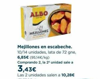 Hipercor Mejillones En Escabeche oferta