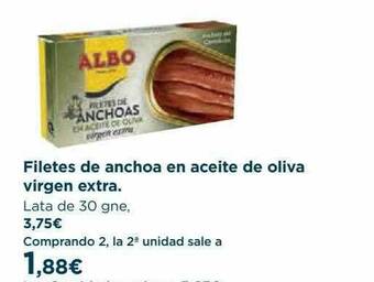 Hipercor Filetes De Anchoa En Aceite De Oliva Virgen Extra oferta