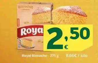 HiperDino Royal Bizcocho oferta
