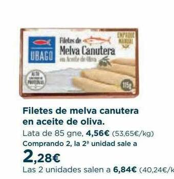 Hipercor Filetes De Melva Canutera En Aceite De Oliva oferta