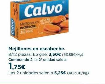Hipercor Mejillones En Escabeche oferta