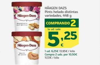 HiperDino Häagen-dazs Pints Helado Distintas Variedades oferta