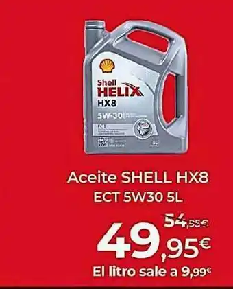 MotorTown Aceite Shell Hx8 Ect 5w30 5l oferta