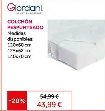 Prénatal Giordani Cochón Pespunteado oferta