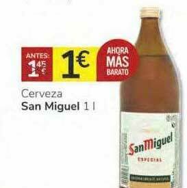 Supermercados Charter Cerveza San Miguel oferta