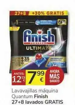 Supermercados Charter Lavavajillas Máquina Quantum Finish 27+8 Lavados Gratis oferta