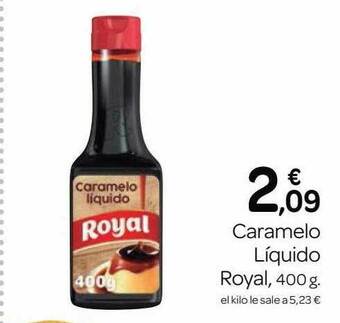 Supermercados El Jamón Caramelo Líquido Royal oferta