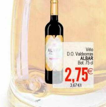 Plenus Supermercados Viño D.o. Valdeorras Albar oferta