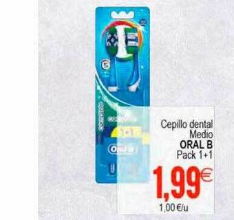 Cepillo Dental Medio Oral B Pack 1+1