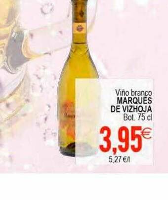 Plenus Supermercados Viño Branco Marques De Vizhoja oferta