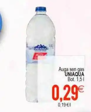 Plenus Supermercados Agua Sen Gas Uniaqua oferta