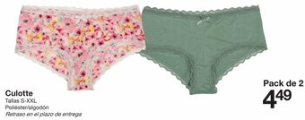 Zeeman Culotte Tallas S-XXL Pack de 2 oferta