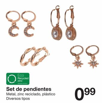 Zeeman Set de Pendientes oferta