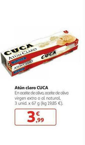 Alcampo Atún Claro Cuca oferta