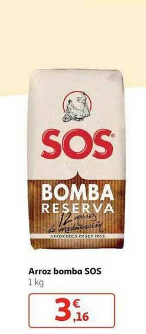 Alcampo Arroz Bomba Sos oferta