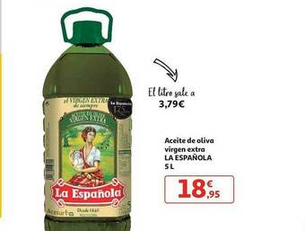 Alcampo Aceite De Oliva Virgen Extra La Española oferta