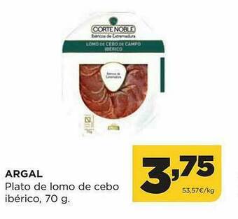 Alimerka Argal Plato De Lomo De Cebo Ibérico oferta