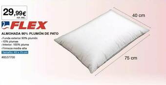 Costco Flex Almohada 90% Plumón De Pato oferta