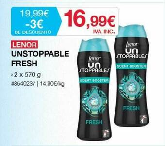 Costco Lenor Unstoppable Fresh oferta