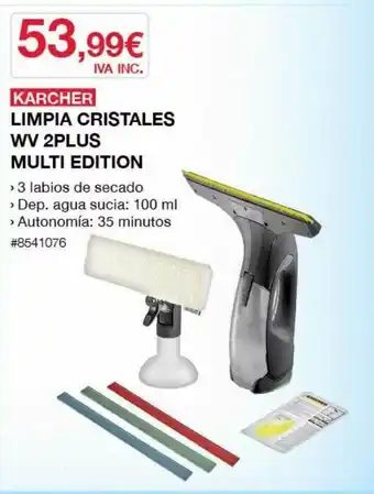 Costco Kärcher Limpia Cristales Wv 2plus Multi Edition oferta