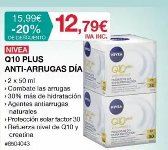 Costco Nivea Q10 Plus Anti-arrugas Día oferta