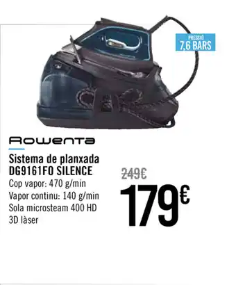 Carrefour Rowenta Sistema de planxada DG9161F0 Silence oferta