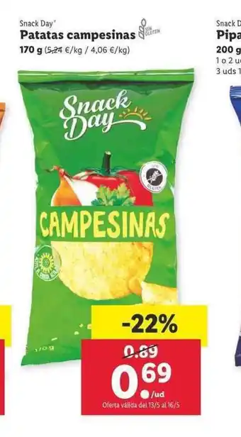 Lidl Snack Day Patatas campesinas 170g oferta
