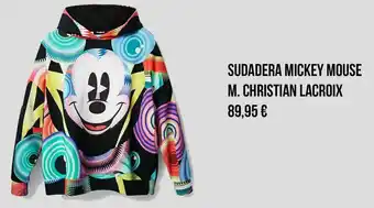 Desigual Sudadera mickey mouse m.christian lacroix oferta