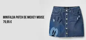 Desigual Minifalda patch mickey mouse oferta