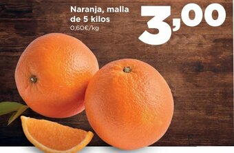 Alimerka Naranja, Malla de 5 Kilos oferta