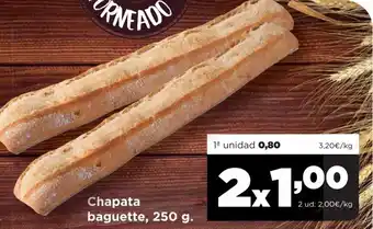 Alimerka Chapata Baguette, 250 g. 2x oferta