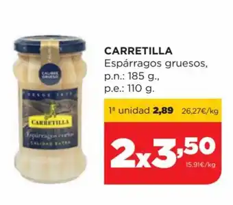 Alimerka Carretilla Espárragos Gruesos 2x oferta