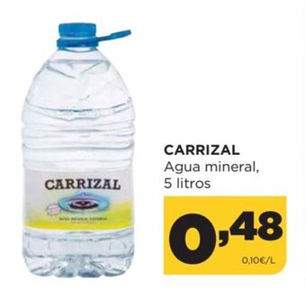 Alimerka Carrizal Agua Mineral, 5 Litros oferta