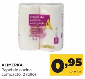 Alimerka Alimerka Papel de Cocina Compacti, 2 rollos oferta