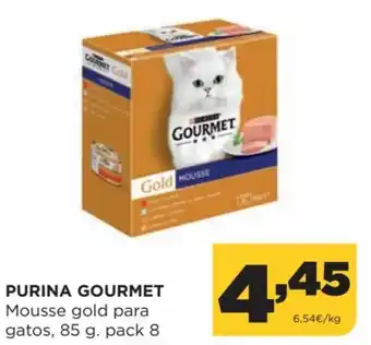 Alimerka Purina Gourmet Mousse Gold Para Gatos, 85 g. Pack 8 oferta