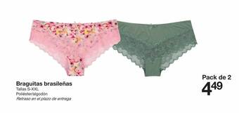 Zeeman Braguitas Brasileñas oferta