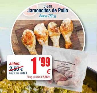 Abordo Jamoncitos De Pollo oferta