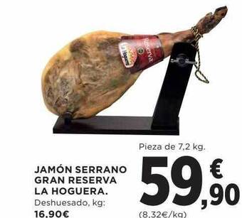 El Corte Inglés Jamón Serrano Gran Reserva La Hoguera oferta